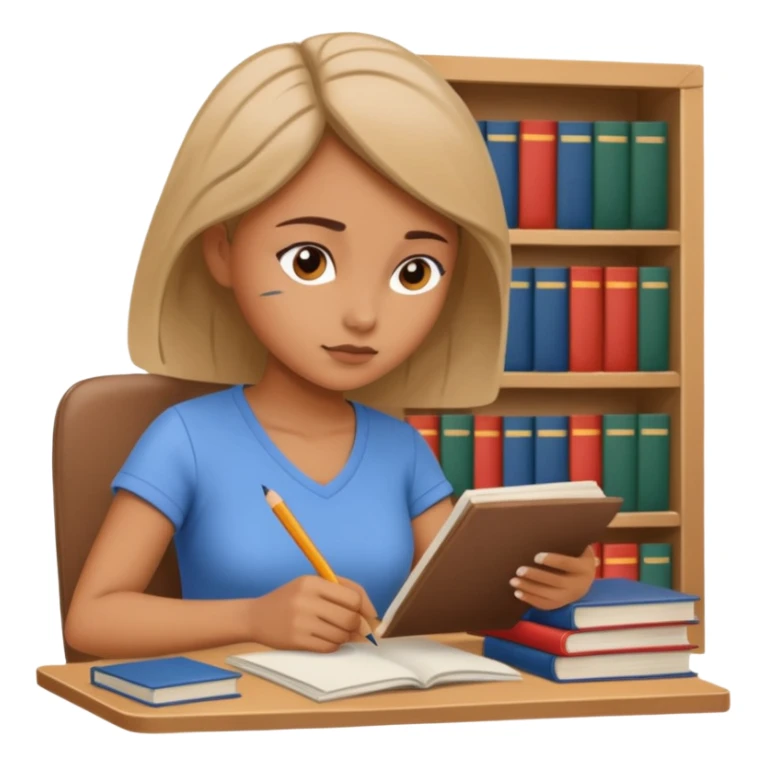 women working with paper and books sticker