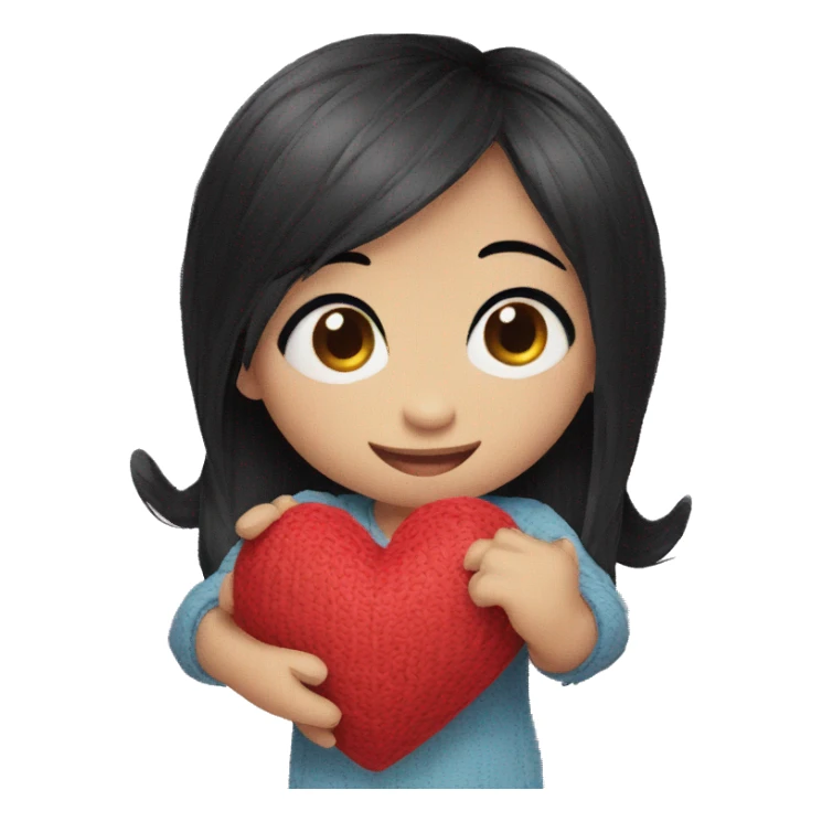 Stitch holding a heart with KARI written on the heart sticker