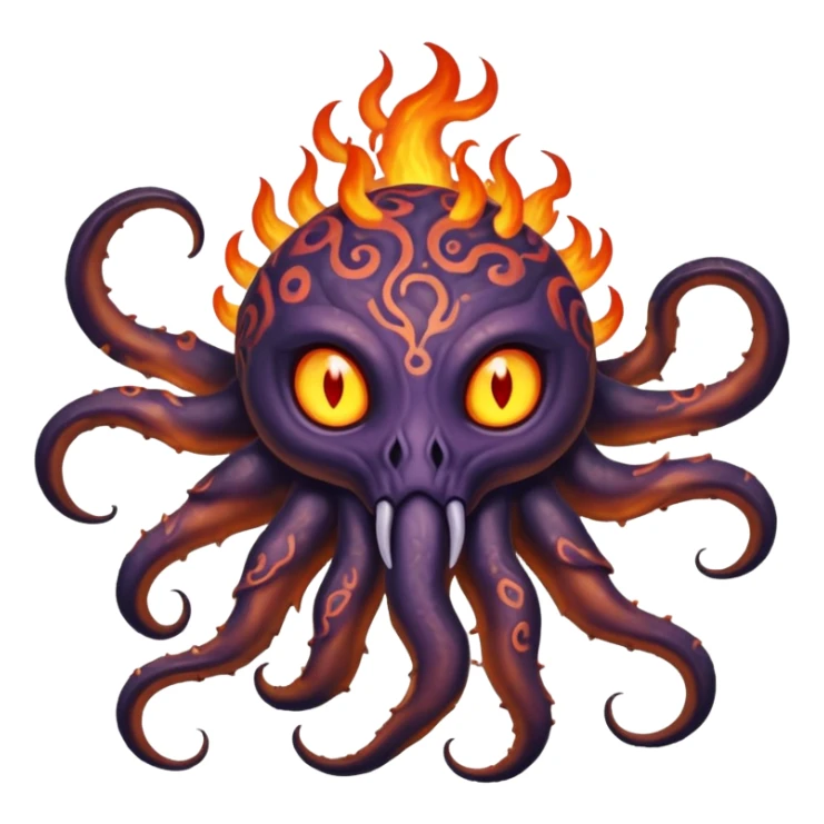 Shiny Fiery Dark Ugly Evil Realistic Glowing Eldritch Horror Cool Edgy Badass Emo Demonic Batty Dusky Punky Aural Bioluminescent Hideous Canine-Litten-Amaura-Salandit-Noibat-Flareon-Fakémon-fusion (full body) with intricate pattern markings sticker