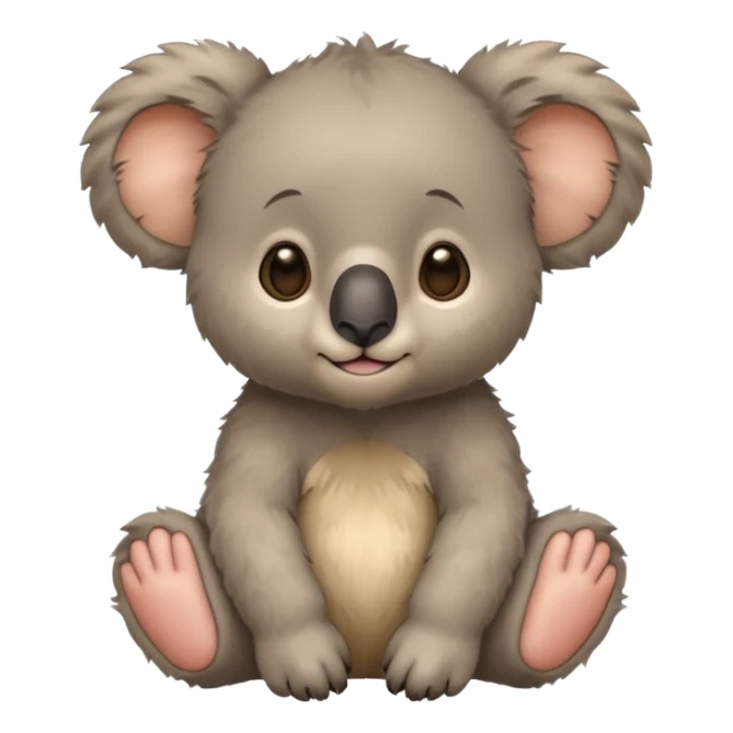 Baby koala bear with a lions main 🐨🦁 sticker