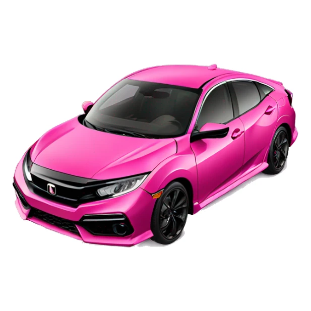 Pink 2023 Honda civic sport  sticker
