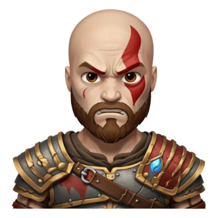 God of War Kratos sticker