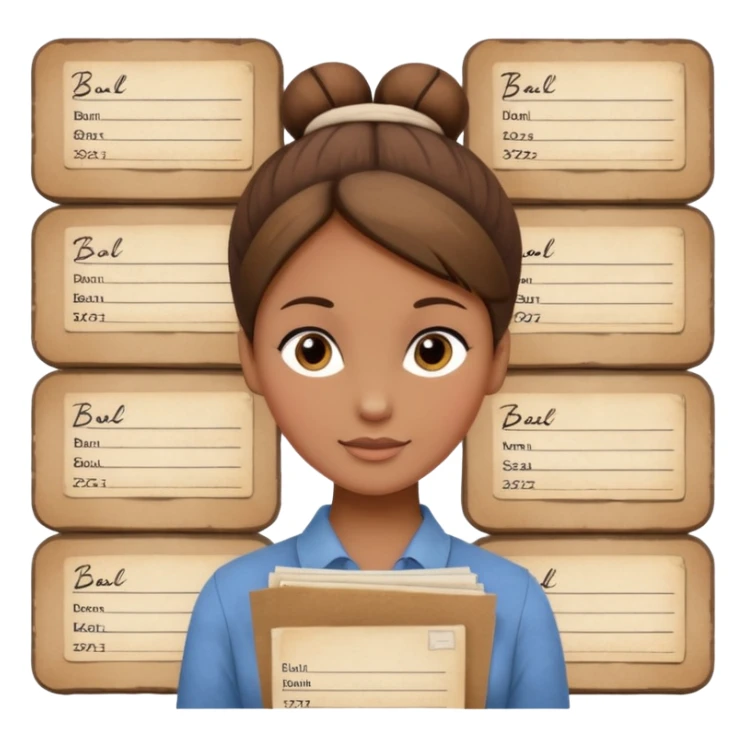 one photo with bun like catalog cards from delivery  sticker