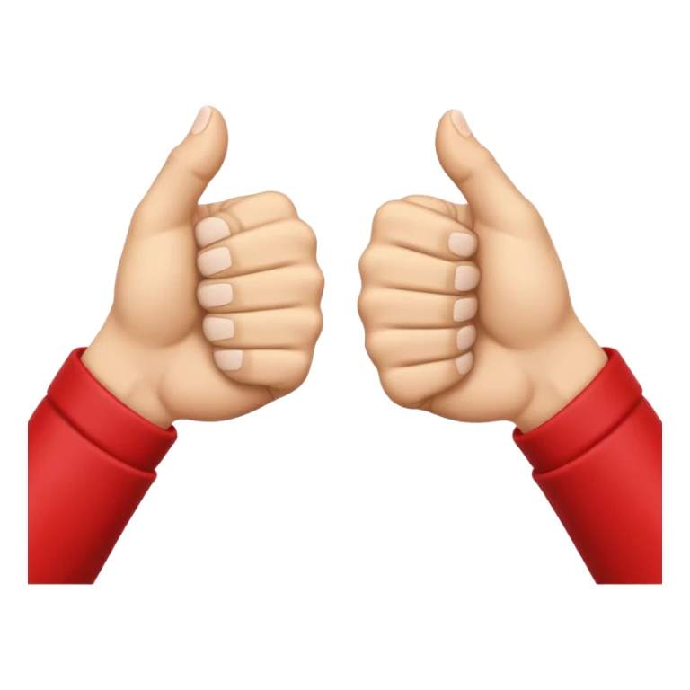 cartoon hands making a fist bump, playful and fun sticker