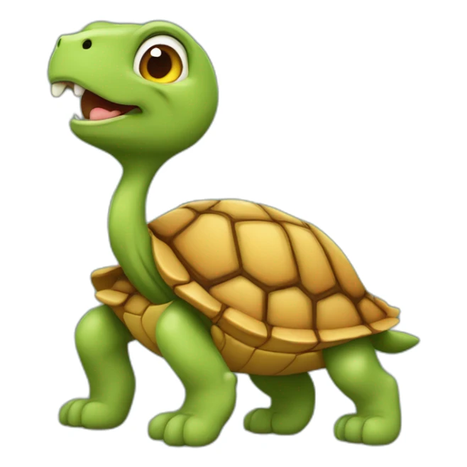 Tortue Sur un Loup sticker