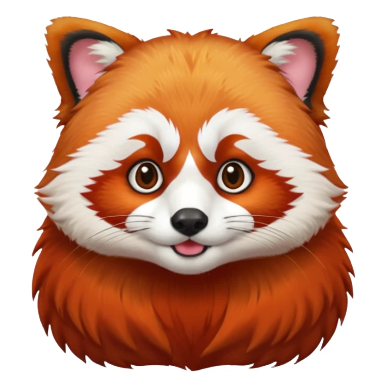 red panda with judge's hair sticker