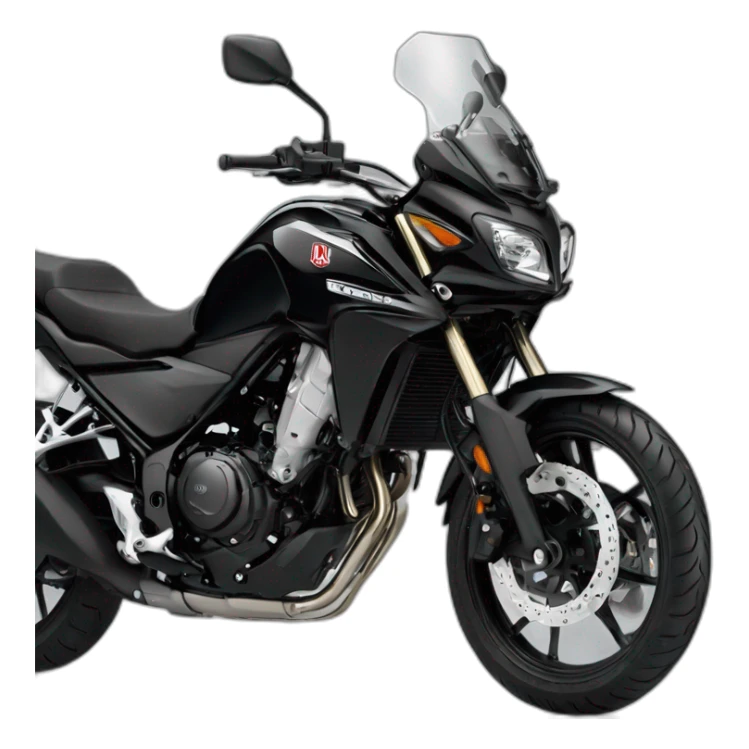 Honda cb500x color black making willy sticker