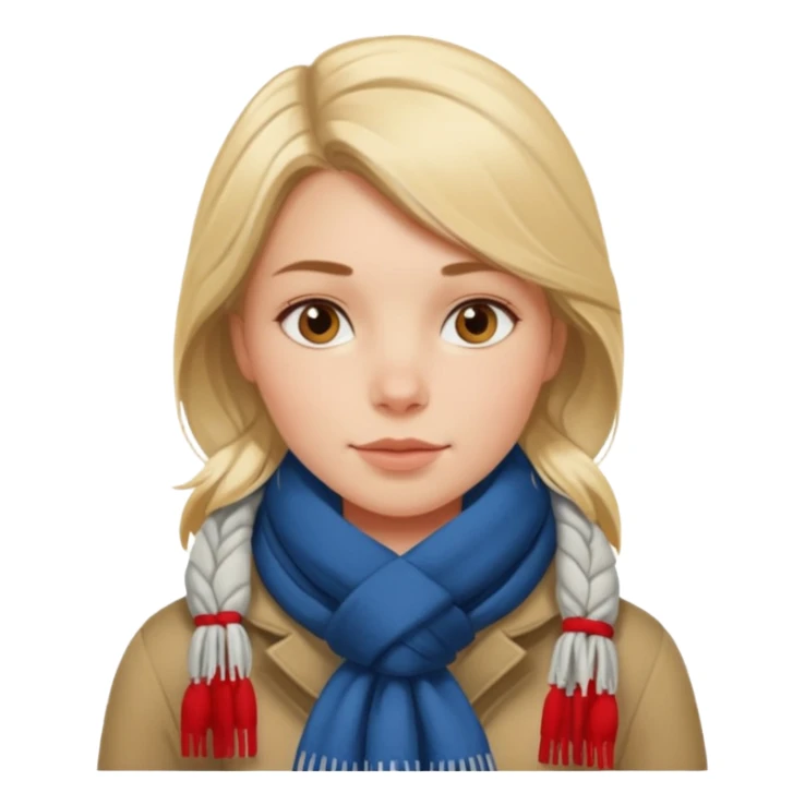 scandinavian girl in copenhagen sticker