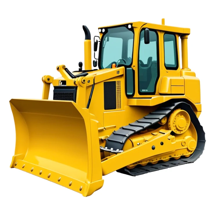 Bulldozer - CAT D6T (Model Year: 2021) (Iconic colour: Yellow) sticker