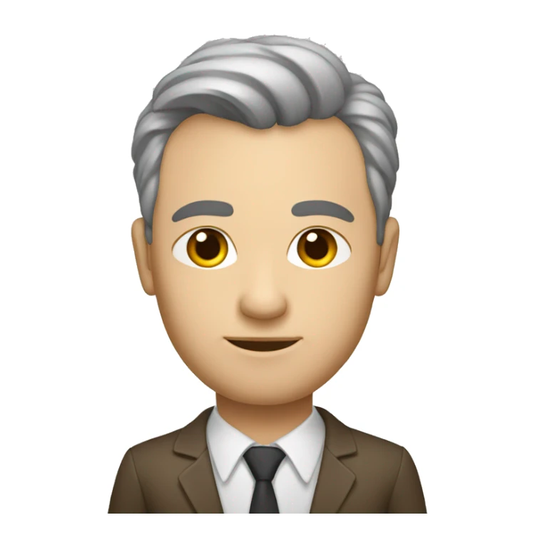 Un homme avec une tête pointu  sticker