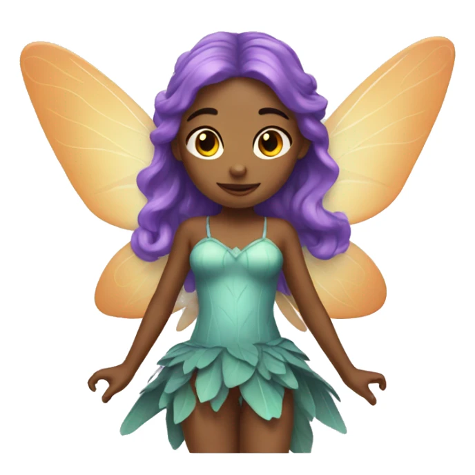 fairy girl with big wings sticker