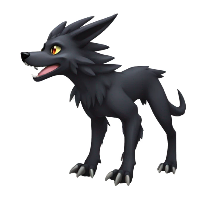  Cool Edgy Sergal-Houndoom-Fakémon  sticker