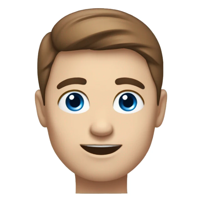 Physikerin jung mit braunen haaren und blauen augen sticker