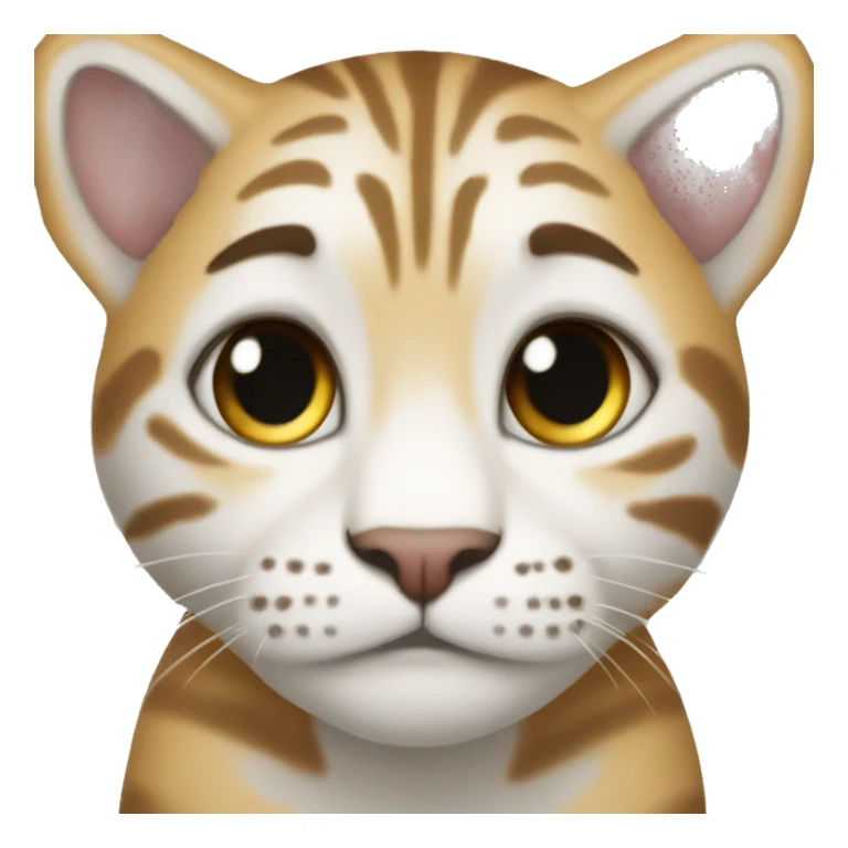 Белый кот sticker