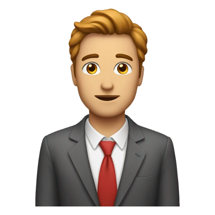 Un homme avec le coeur brisé  sticker