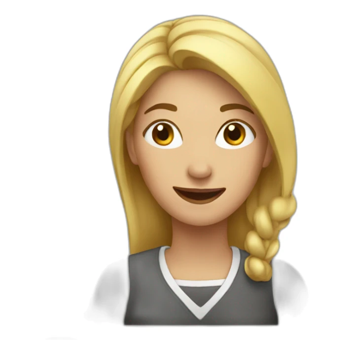 woman celebrating sticker