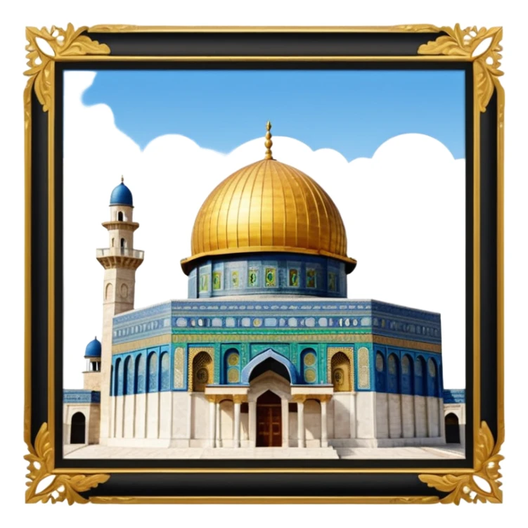Dome of the rock, Palestine sticker