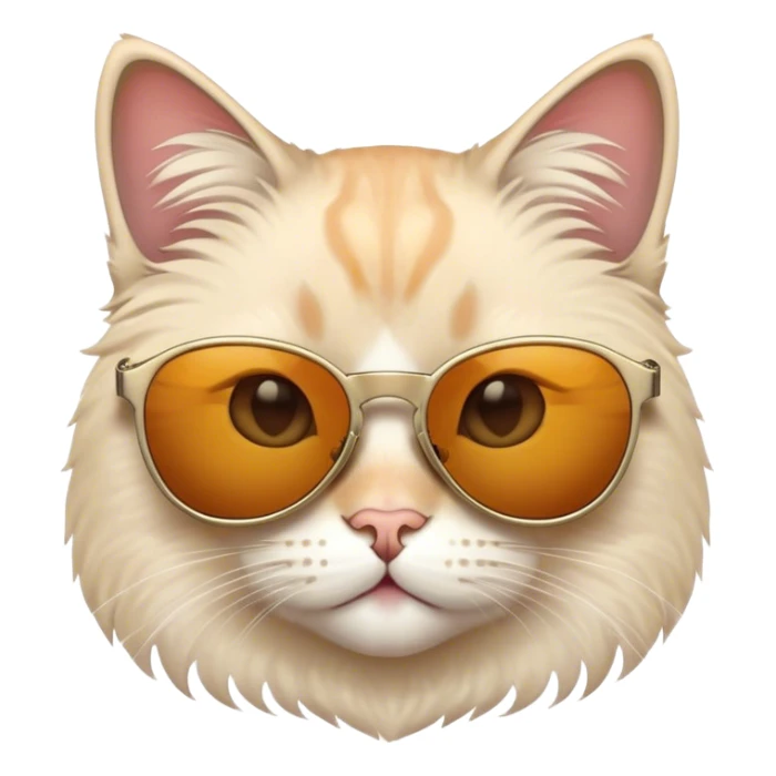 Cat with sunglasses sticker