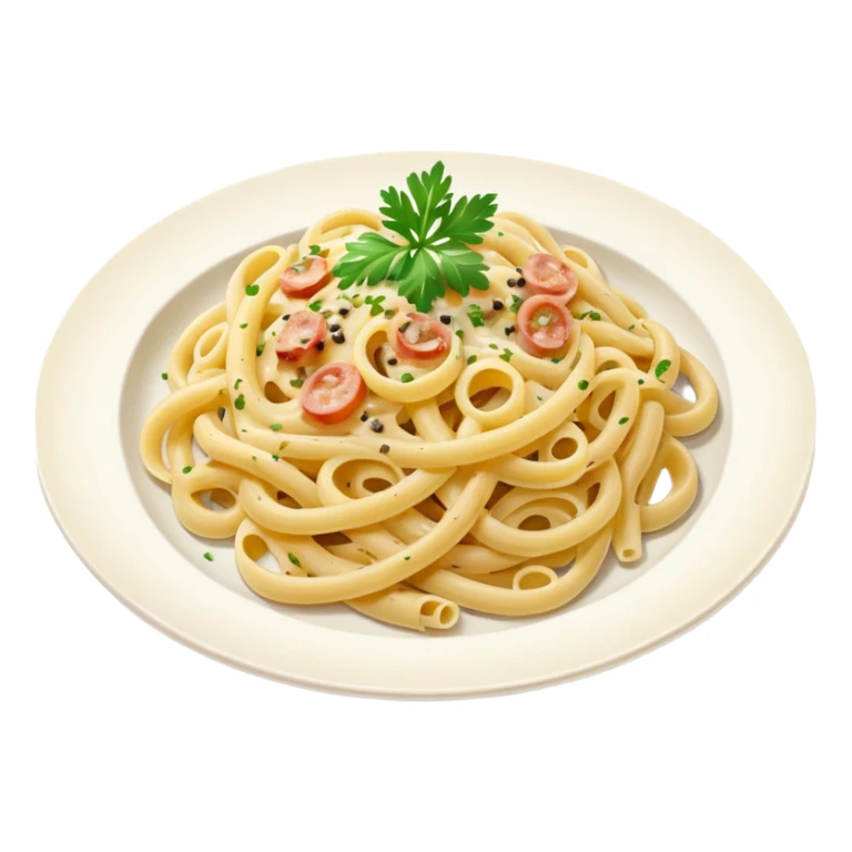 pasta carbonara food emoji sticker