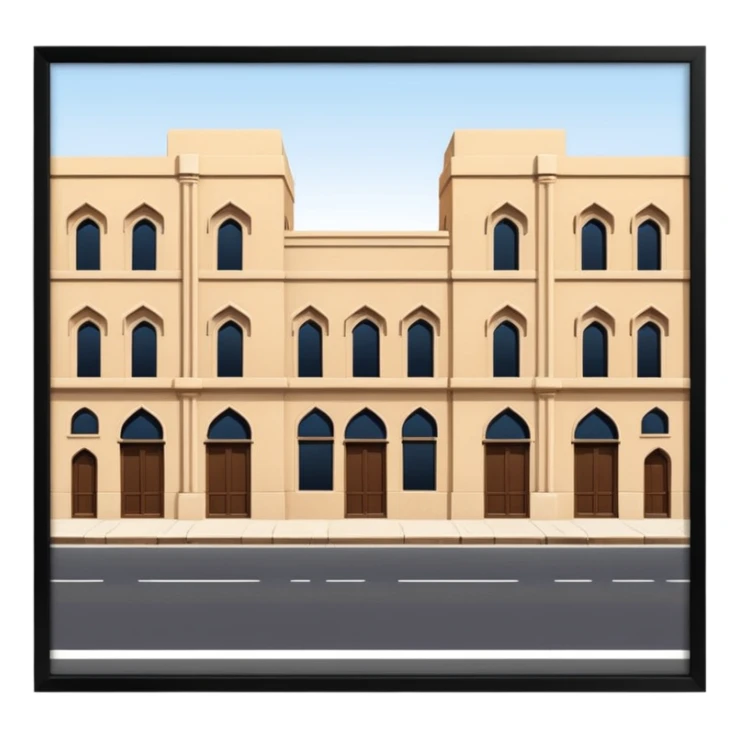 Balad buildings in jeddah sticker