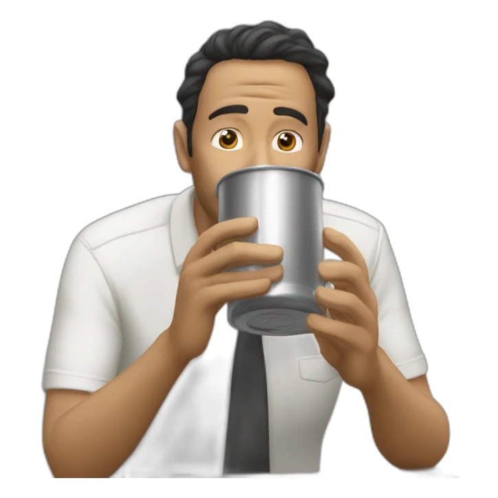 persona tomando el mate que toman los argentinos sticker