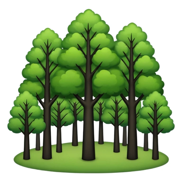 In our hometown, there’s plenty of trees sticker