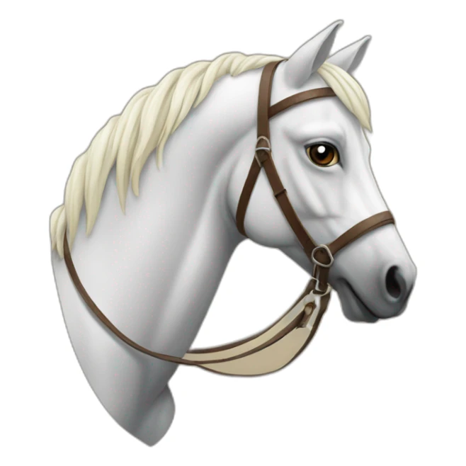 Un cheval sur une coccinelle sticker