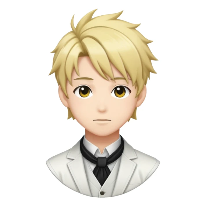 Fanloid Xydrick idol character with stylish anime appearance, musical theme sticker