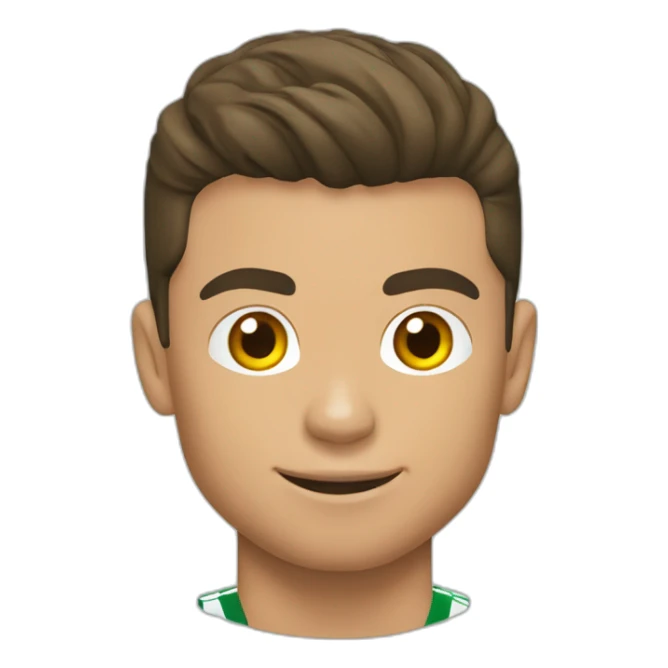 Cristiano Ronaldo jugando fútbol  sticker