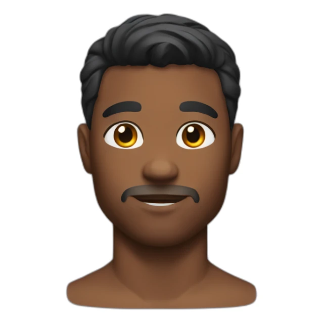 Hunky handsome black male sticker
