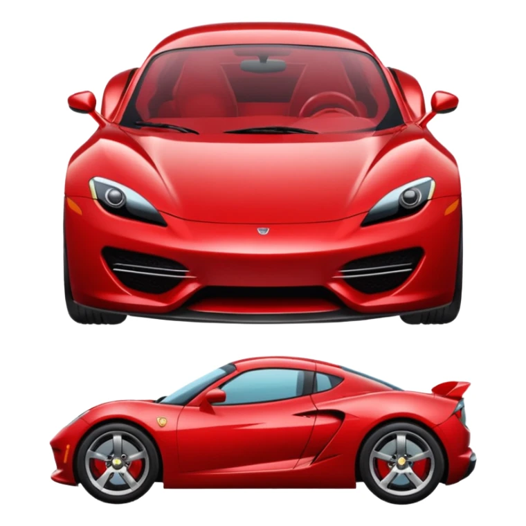 sports car sticker