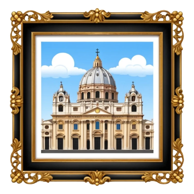 saint peter's church rome png style like  sticker