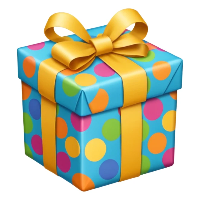 I want to generate a 3d image of a gift sticker