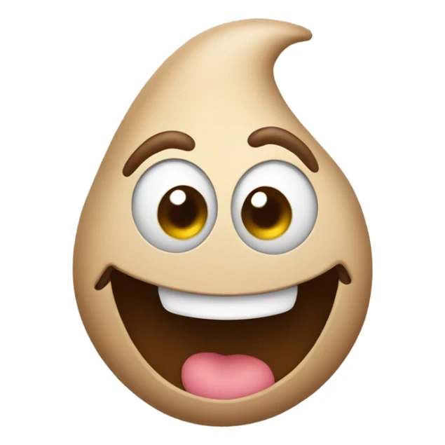 A poop emoji  sticker