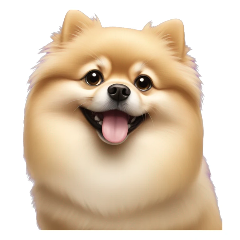 Creme Pomeranian celebrates Birthday sticker