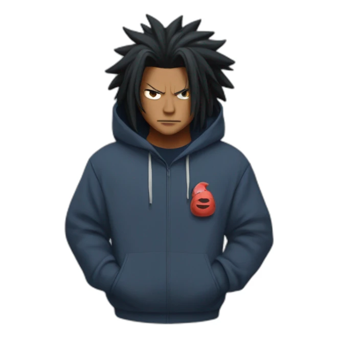 Madara in a nike hoodie sticker