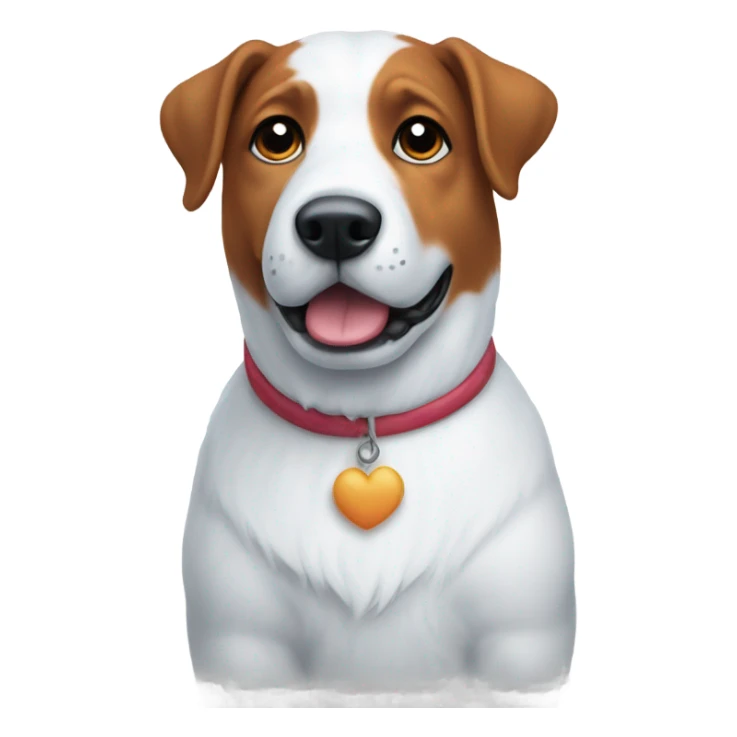  snowman but it’s a dog sticker