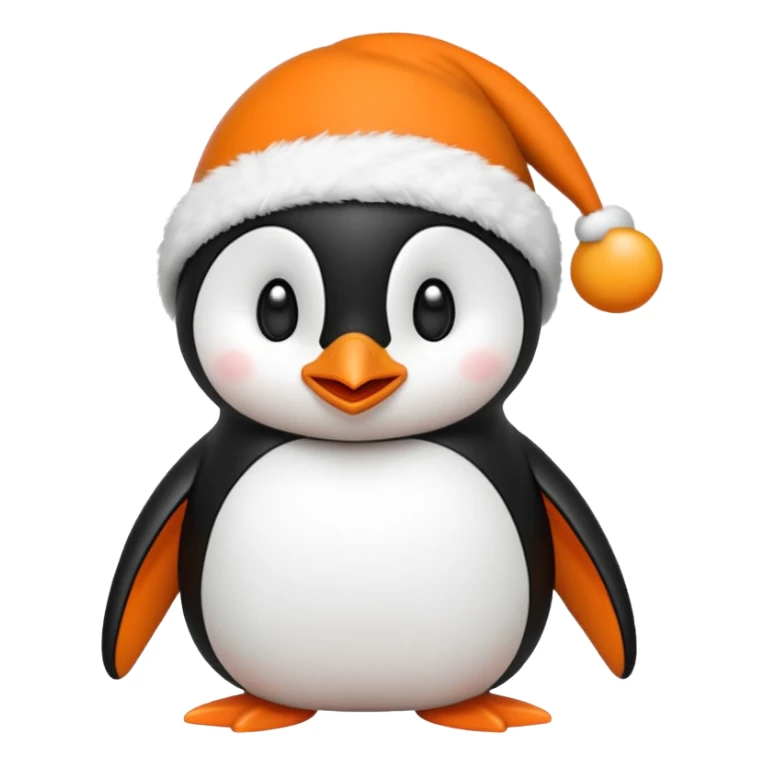 Pingüino con gorro de de  mago sticker