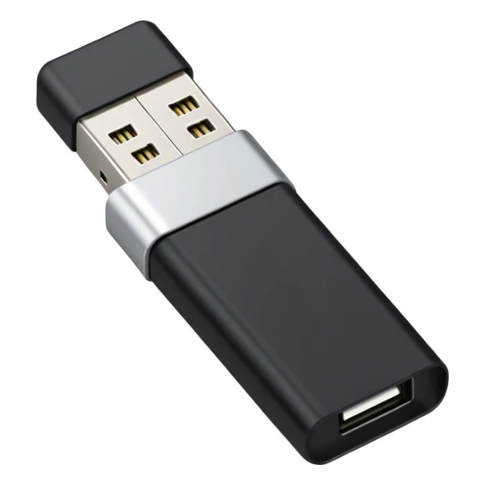 USB flash drive storage device with metal connector and plastic case sticker