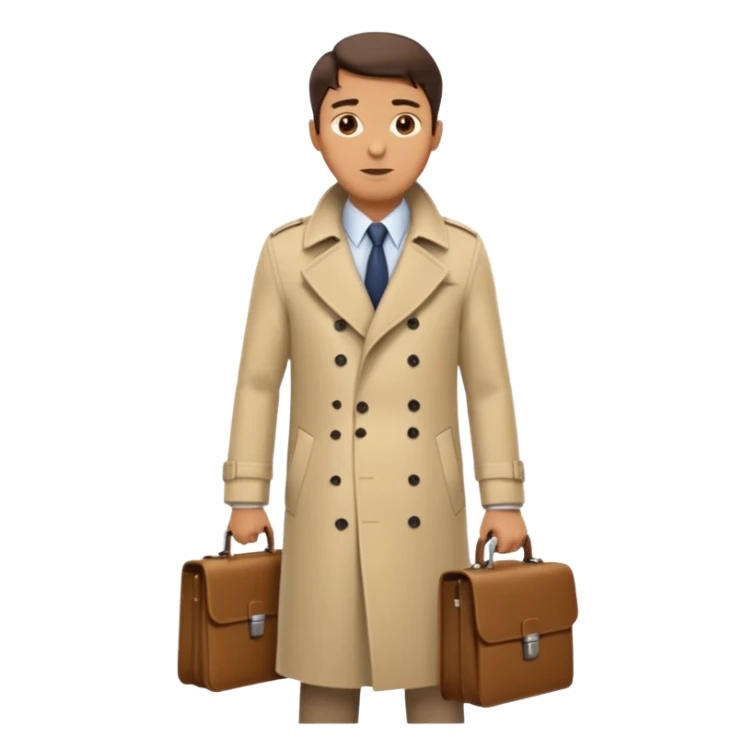 outerwear coat men trenchcoat beige sticker