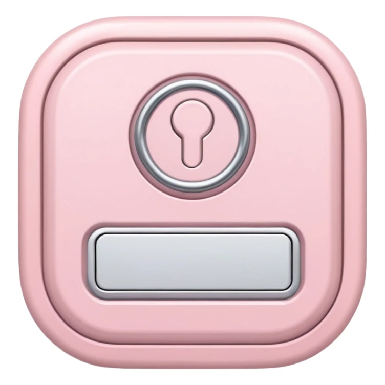 light pale pink Shift key sticker