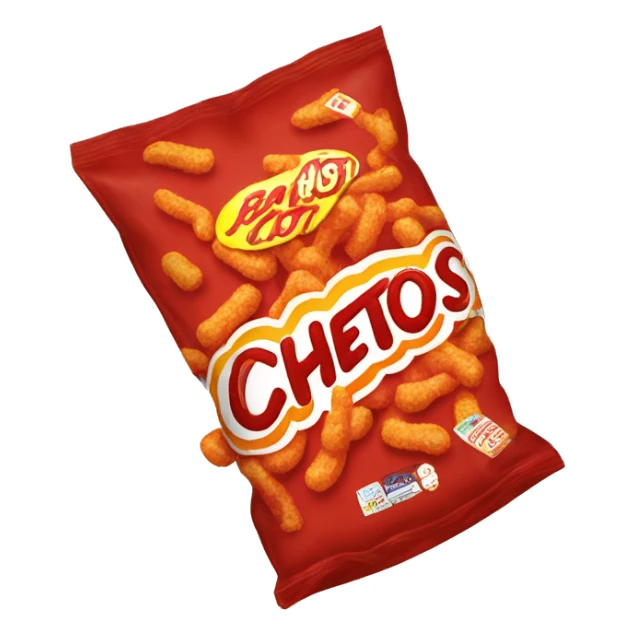 bag of hot cheetos  sticker