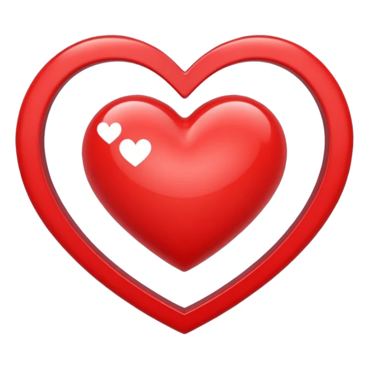 Heart in middle of infinity  sticker