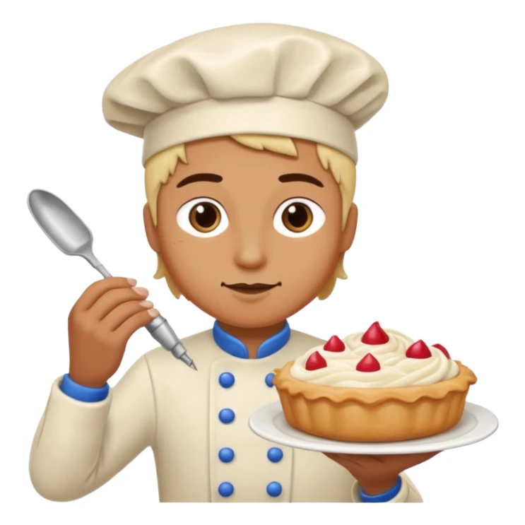 Barista frosting a pastry

 sticker