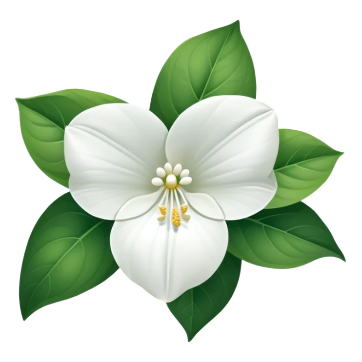 Great White Trillium w ti h sticker