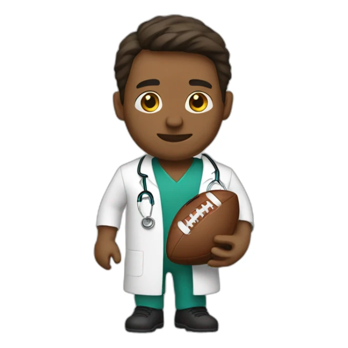 doctor-player-football sticker