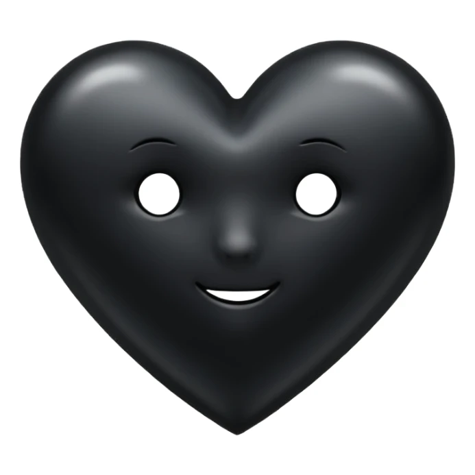 Q sea este 💘 pero q se de color negro  sticker