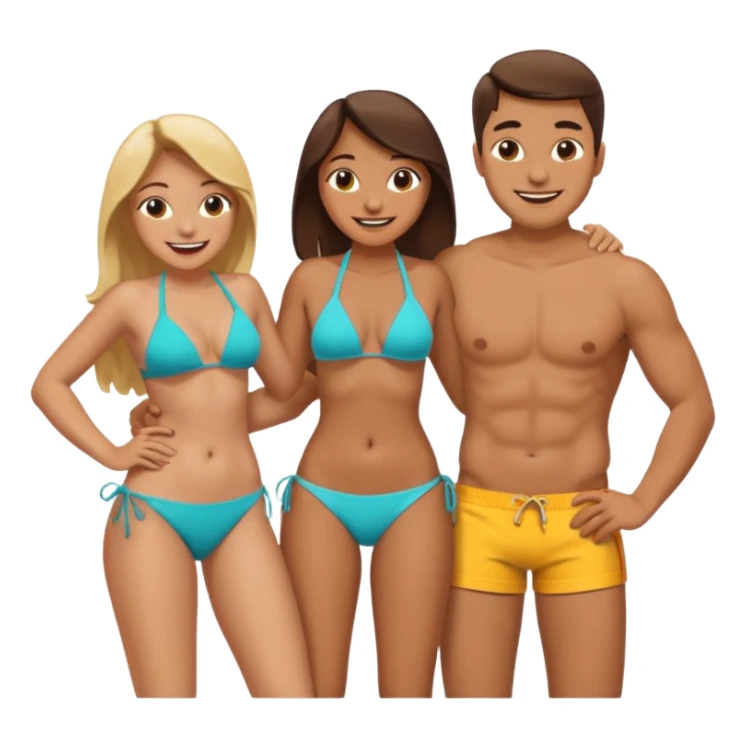 A Man Slapping a woman on her butt sticker