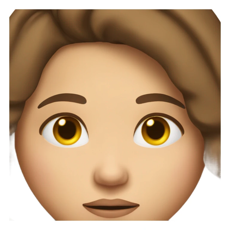 Lazy fat white girl with brown hair sticker