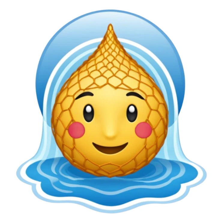 Mavi yuvarlağın içinde beyaz tik kaliteli sticker